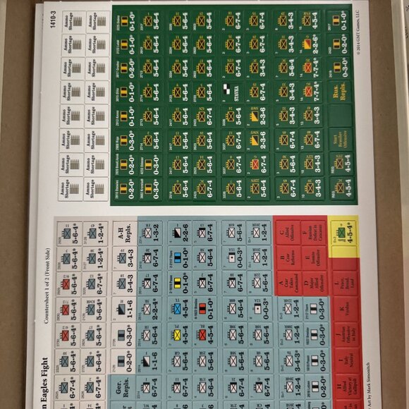 1914: Glory's End / When Eagles Fight (open, unpunched) GMT Games - Picture 10 of 16
